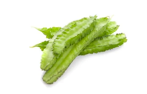 Winged bean on white background Stock Photos