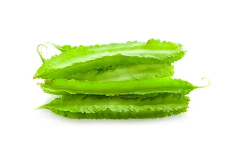 Winged bean on white background Stock Photos