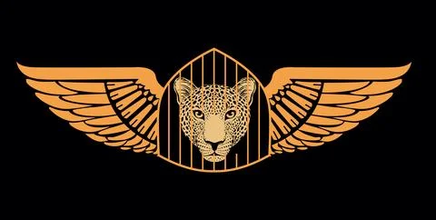 Winged cage Stock Illustration