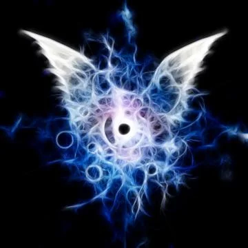 Winged Eye Stock Illustration