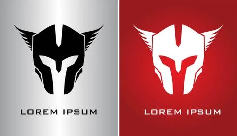 Winged mask Mascot Stock Illustration