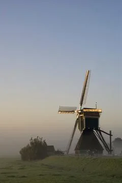 The Wingerdse Windmill Foto stock