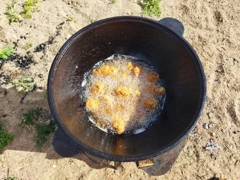 Wings in a cauldron 写真素材