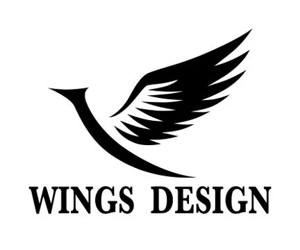 Wings design 3 Illustrazione stock