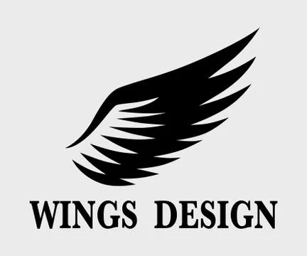 Wings design 4 Stock Illustration