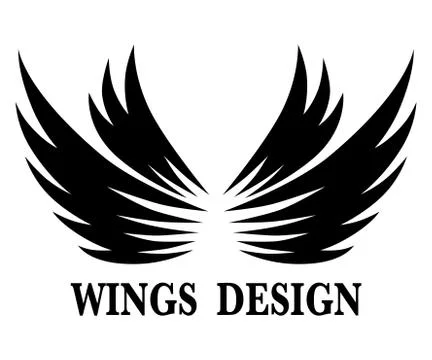 Wings design 7 Stock Illustration