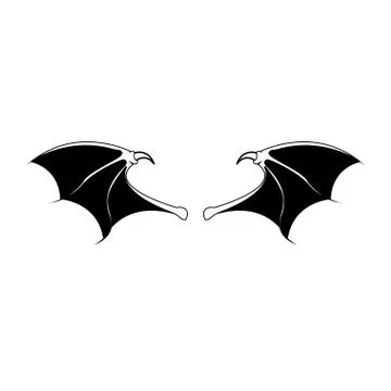 Wings devil vector 스톡 일러스트