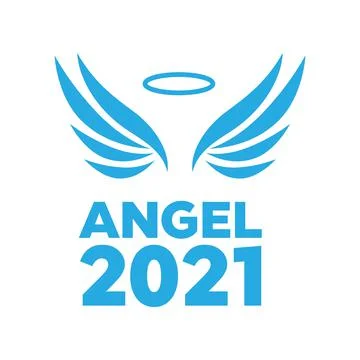 Wings emblem elements. Angels and birds winged labels. Bird wings vector logo Stockillustratie