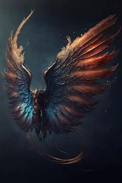 Wings of flying Stock Illustration