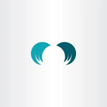 Wings icon logo symbol element design Stock Illustration