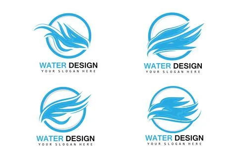 Wings Logo Design, Shield Wings Vector, Bird Feather Illustration Illustration