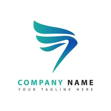 Wings logo. Vector illustration. Stock Illustration