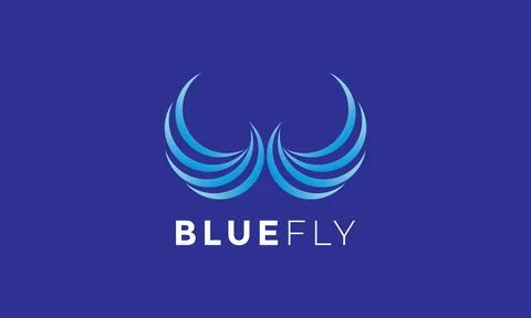 Wings logo vector wings concept flight birds wings symbol freedom Stock Illustration