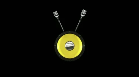 Wings speaker animation Stock-Footage 12280627
