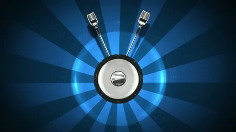 Wings speaker animation Stock-Footage 12280754