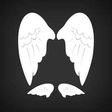 Wings , vector illustration Stock Illustration