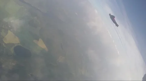 Wingsuit skydiving Vidéo 53337026