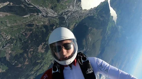 Wingsuit skydiving Vidéo 103249789
