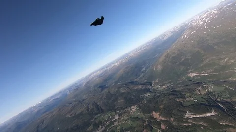 Wingsuit skydiving Vidéo 103249811