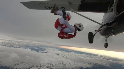 Wingsuit skydiving Stock Footage 103250922