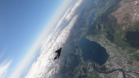 Wingsuit skydiving Vidéo 103250952