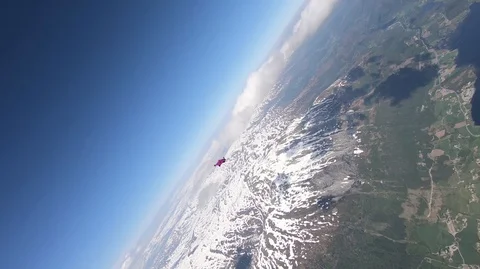 Wingsuit skydiving Vidéo 103250963