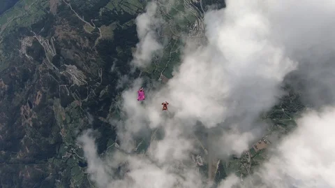 Wingsuit skydiving Vidéo 103250985