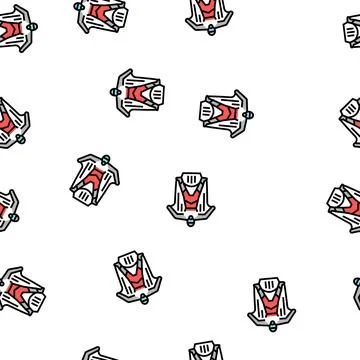 Wingsuit sportsman vector seamless pattern 스톡 일러스트