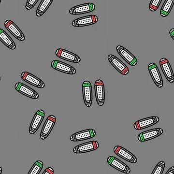 Wingtip lights aircraft vector seamless pattern 스톡 일러스트