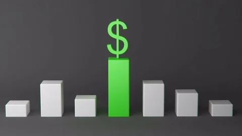 Wining price on gray background Stock Footage 72945202