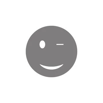 Wink Smiley web icon Ilustración de archivo