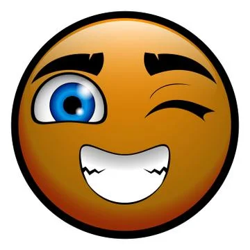 WINKING 2018 Stock Illustration