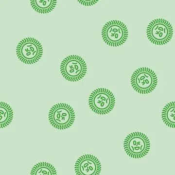 Winking cute sun character line vector seamless pattern Ilustración de archivo