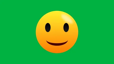 Winking emoji expression on green screen. Stock Footage 270451111