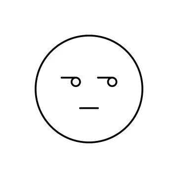 Winking, emotions icon. Simple line, outline vector expression of mood icons for Ilustración de archivo