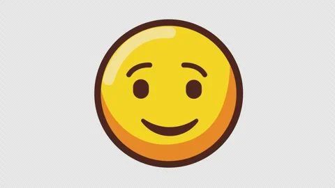 Winking Face Animation 4K Loop Transparant Stock Footage 317505234