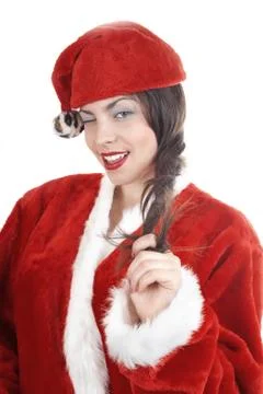 Winking santa Stock Photos