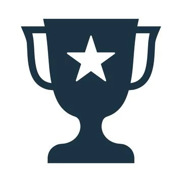 Winner, award icon. Simple editable vector design isolated on a white backg.. Stock Illustration