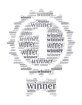 Winner Concept Word Cloud Illustration