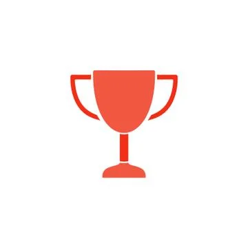 Winner cup Icon Vector Stock Illustration