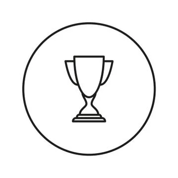 Winner cup. Vector Stock Illustration