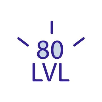 The winner of the game is an icon vector. Isolated contour symbol illustration 스톡 일러스트