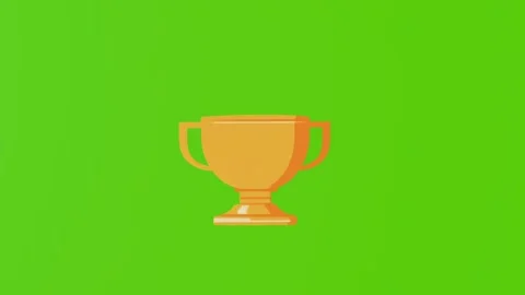 Winner Golden Cup animation. Stock Footage 282366401