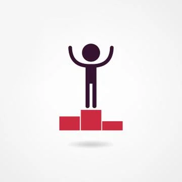 Winner icon Stock Illustration