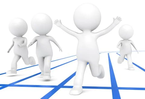 The Winner. Stock Illustration