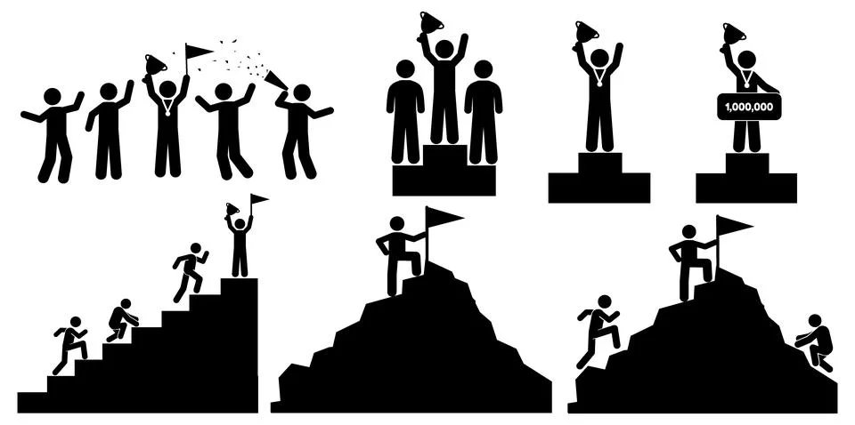 Winner Illustrazione stock