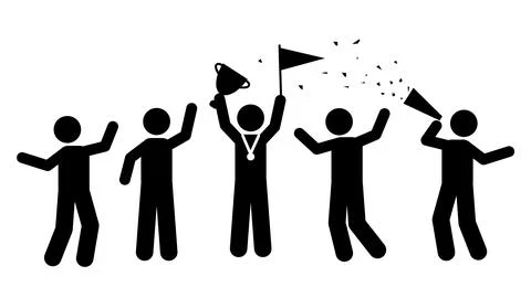 Winner Illustrazione stock