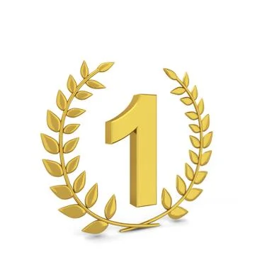 Winner laurel symbol Stock Illustration