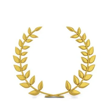 Winner laurel symbol Stock Illustration