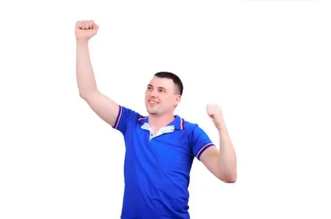 Winner man Stock Photos